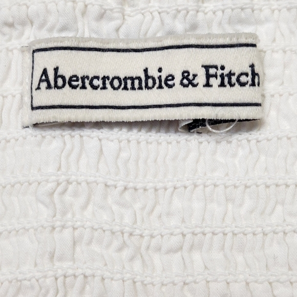 Mini dress White color Cotton Halter dress A&F Size S - Picture 10 of 14